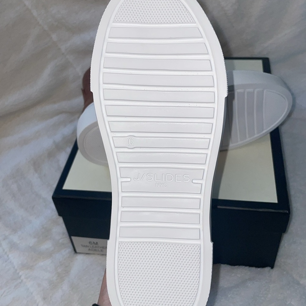 NWT J/SLIDES ADELE Tan Leather Casual Boot Sneaker - Picture 16 of 16